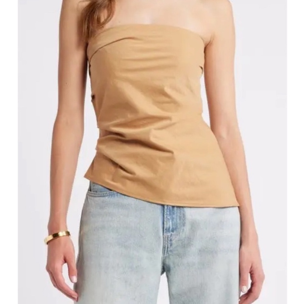 Open Edit Nordstrom layering tank  1X Silky comfy ruched zip up side
